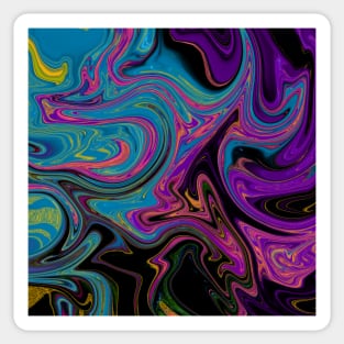 Swirl tie dye Sticker